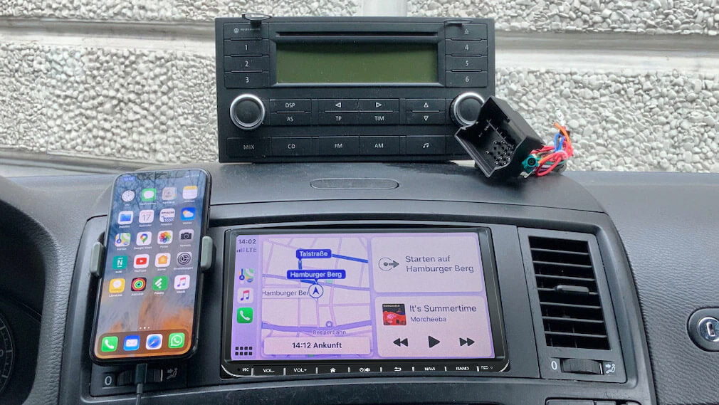 Customer Installation Report: Apple CarPlay and DAB Radio Head Unit in Used VW T5 - | TRANSFORM, STARTS HERE | Easy . Economic . Energetic