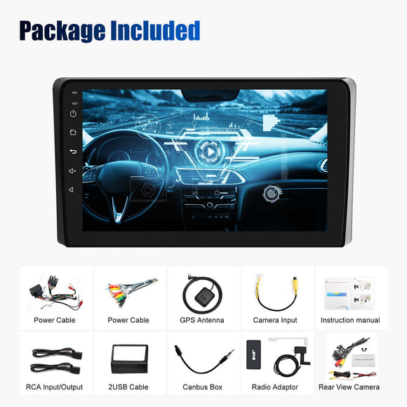 ESSGOO | Bluetooth Car Stereo For Audi A3 series, Wireless Carplay&Android Auto With Steering Wheel Controls
