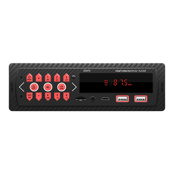 ESSGOO D3410 | Single Din Car Stereo MP3 Player FM Audio Radio Bluetooth 5.0 Support USB AUX