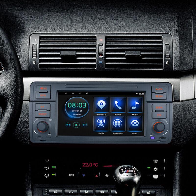 Mejor Auto Radio para BMW Serie 3 E46 M3 1998 - 2005 Con GPS Pantalla  Táctil Android – ESSGOO