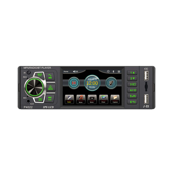 ESSGOO FS4022 | Single Din Car Stereo Bluetooth IPS Screen FM Radio Receiver with Steering Wheel Controls - | TRANSFORM, STARTS HERE | Easy . Economic . Energetic