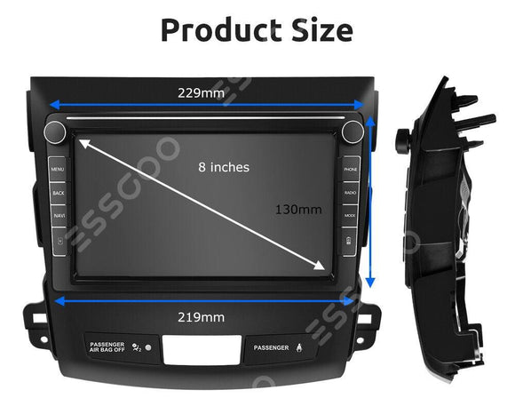 ESSGOO Android 10 Car Radio Carplay Android Auto Multimidia Player For Mitsubishi Outlander 2006-2015 Autoradio 2 Din Stereo - | TRANSFORM, STARTS HERE | Easy . Economic . Energetic