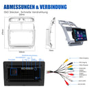 ESSGOO | Bluetooth Car Stereo For 2007-2013 Peugeot, Wireless Carplay&Android Auto With Steering Wheel Controls-7