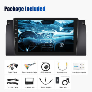 ESSGOO | Car Stereo for BMW BMW 5 series E39, X5 E53 And M5, With Wireless Carplay&Android Auto