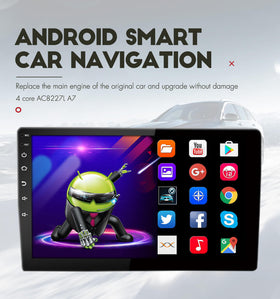 ESSGOO | Bluetooth Car Stereo For 2007-2013 Peugeot, Wireless Carplay&Android Auto With Steering Wheel Controls