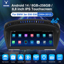 ESSGOO LZ0001 | Android 14 ccc Dual System, 8.8-inch IPS Touchscreen - For BMW 3er E60 E90, Bluetooth 5.0, Apple CarPlay & Android Auto, FM RDS-1