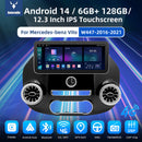 ESSGOO MP5 Android14, 12.3-inch IPS Touchscreen - For Benz Vito W447-2016-2021, Bluetooth 5 Apple CarPlay & Android Auto FM RDS DAB-1