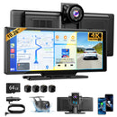 1026SCP 10.26-Inch Portable CarPlay Screen, Wireless Apple CarPlay & Android Auto with Built-in 4K Dash Cam-9