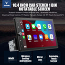 ESSGOO | FS0002 Wireless CarPlay & Android Auto Bluetooth 4.2 10.4'' Touchscreen Multifunction Car Player-1