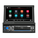 ESSGOO 1 Din 9901 Carplay Car Radio Bluetooth 5.1 FM MP5 Player 7 Inch Car Radio Stereo Manual Retractable Screen-1