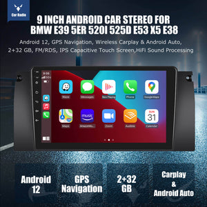 ESSGOO 9.5 Inch 2din Android 9.1 Radio Car Stereo RDS Universal