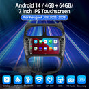 ESSGOO AR7001 | 7 inch - For Peugeot 206-2001-2008 Bluetooth Car Audio, MP5 Bluetooth 4.1 Carplay and Android Auto, FM-1