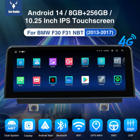 ESSGOO LZ0001 | Original & Android Dual System, 10.25-inch IPS Touchscreen - For BMW, Bluetooth 5 Apple CarPlay & Android Auto