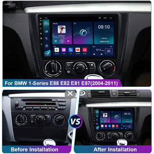 ESSGOO | Bluetooth  Car Stereo for BMW 1 Series, Wireless Carplay&Android Auto With Steering Wheel Controls