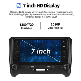 ESSGOO AR7001 | Android14, 7-inch HD Touchscreen - For Audi TT 8J 2008-2014, MP5 Bluetooth 4.1 Apple CarPlay & Android Auto - 0