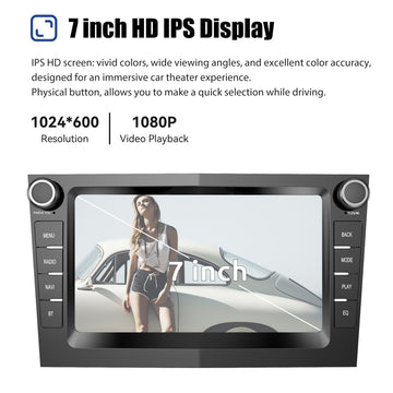 MP5 AZ0001 | Android 16 7-inch HD Touchscreen - For Vauxhall Astra Corsa Zafira Meriva Vectra - 0