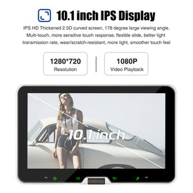 ESSGOO AR1001 | Single Din Pulley Type Car Radio System Auto Stereo MP5 Player Sat Nav FM DAB Bluetooth - 0