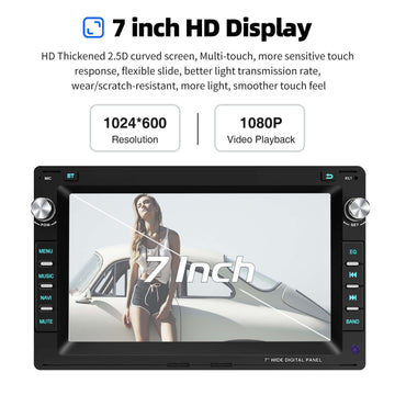 ESSGOO AR7001 | 7 Inch - For Golf 4 (Volkswagen Lingyu) Bluetooth Car Audio, Bluetooth 5.0 Wireless Carplay & Android Auto - 0