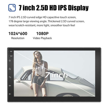 ESSGOO AR7001 | Car Head Unit Android 13.0 Autoradio Mit Bluetooth GPS Navigation MP5 And Video Stereo - 0