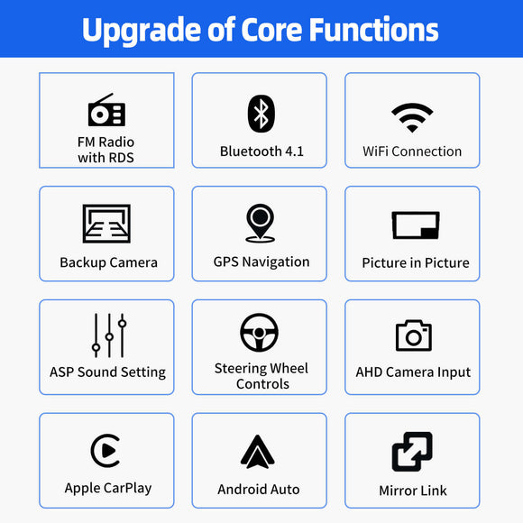 ESSGOO AR1001 | Android14 10-inch HD IPS Touchscreen - For Lexus IS250/IS350 2006-2012, MP5 Bluetooth 4.1 CarPlay & Android Auto