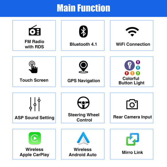 ESSGOO AR7001 | Applicable To Mercedes-Benz W209 2002-2010 Car Head Unit Autoradio Mit Bluetooth GPS Navigation MP5 And Video Stereo
