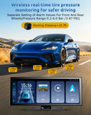 E72 11.3-Inch Portable CarPlay Screen, Wireless Apple CarPlay & Android Auto with Built-in 4K Dash Cam-12
