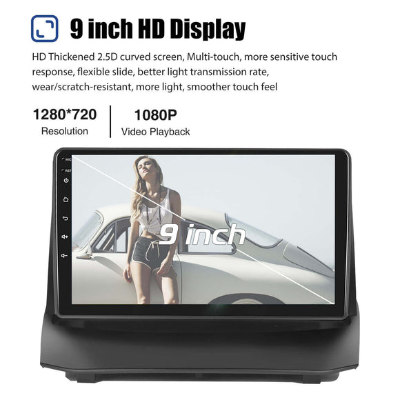 ESSGOO AR9001 | Bluetooth Car Stereo For 2009-2016 Ford Fiesta, Wireless Carplay & Android Auto With FM Radio Bluetooth WIFI GPS