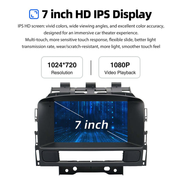 ESSGOO AR7001 | 7 inch HD IPS Display - Applicable to Buick Excelle/Opel Astra J-2010-2014, MP5 Bluetooth 4.1 Wireless CarPlay & Android Auto, FM