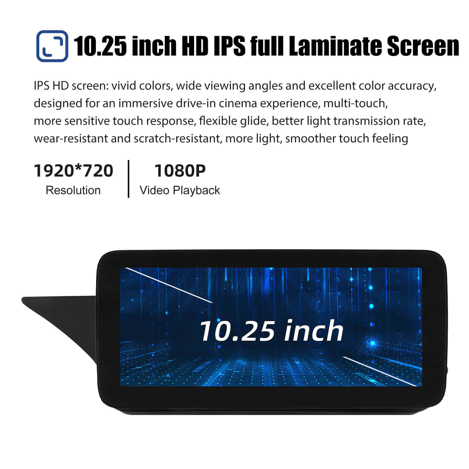 ESSGOO LZ0001 | Dual System, 10.25-inch IPS Touchscreen - For Benz E W212 2010-2013, Bluetooth 5.2, Apple CarPlay & Android Auto