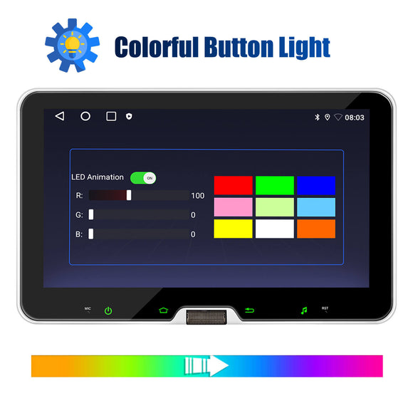 ESSGOO AR1001 | Single Din Pulley Type Car Radio System Auto Stereo MP5 Player Sat Nav FM DAB Bluetooth