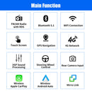 ESSGOO AR1001 MP5 | Android 14 10.1-inch IPS Touchscreen - Single DIN Rotatable Screen, Bluetooth 5.1, Wireless Apple CarPlay & Wireless Android Auto, FM RDS-3