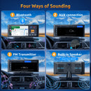 E42 8.1" Portable Wireless CarPlay & Android Auto, 4K Dual Cameras, Siri Assistant, FM, Applicable To Most Models-4