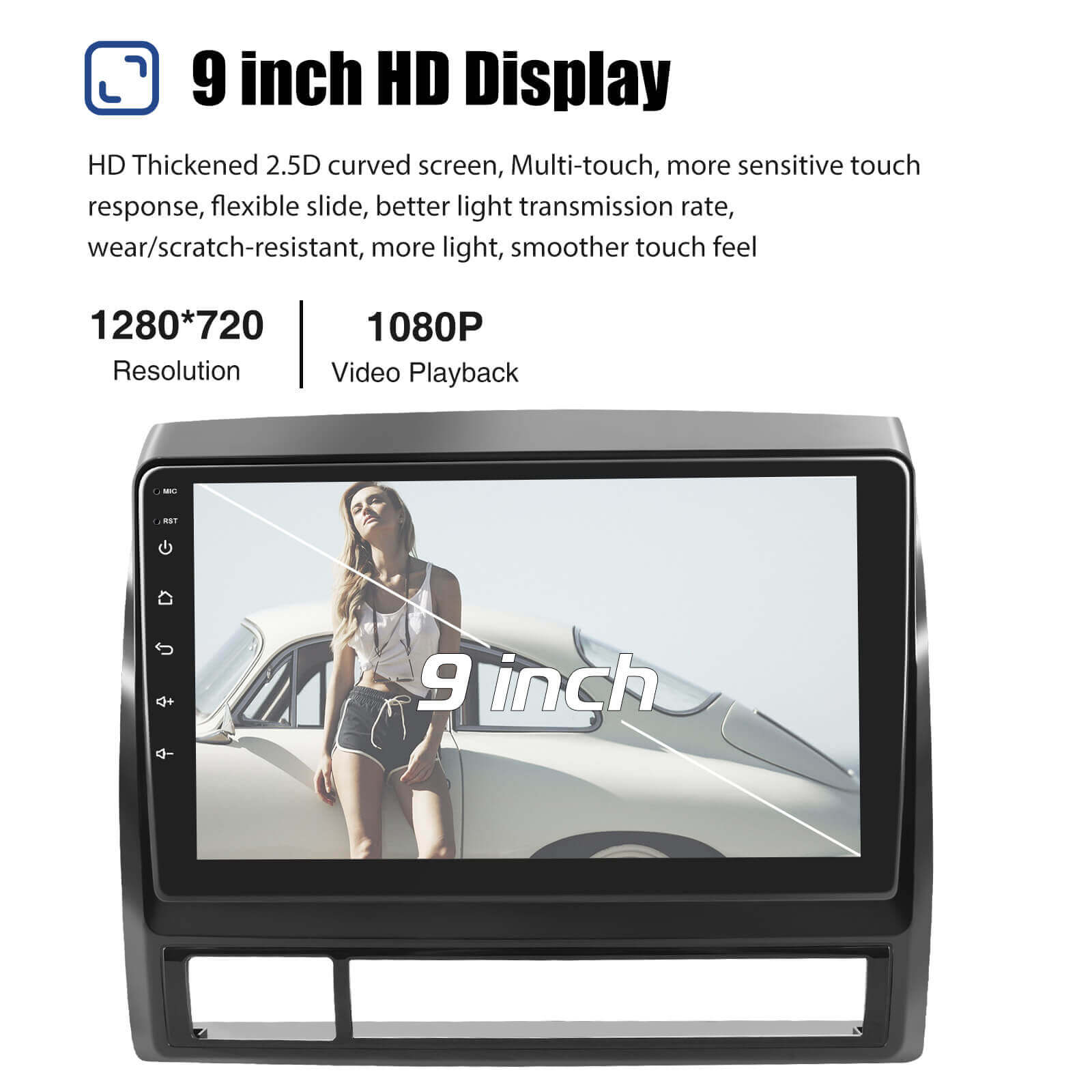 ESSGOO AR9001 | Double 2 DIN Suitable For Toyota Tacoma 2005-2013 Car Bluetooth Radio Stereo RDS MP5 Player