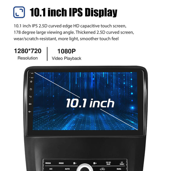 ESSGOO AR1001 | Android14 10" Suitable For Ford Mustang 2010-2014 Car Radio Stereo Bluetooth Multimedia Player GPS RDS
