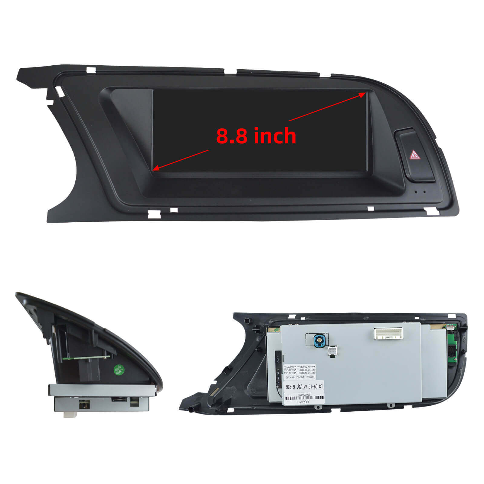 ESSGOO LZ0001 | Linux Dual System 8.8-inch IPS Touchscreen-For High Audi A4 2013-2016, Bluetooth 5.2, Apple CarPlay & Android Auto