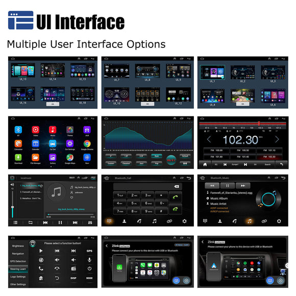 ESSGOO | Car Stereo For 2007-2013 Peugeot 307, Wireless Carplay&Android Auto With Steering Wheel Controls