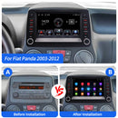 ESSGOO AR7001 | 7 Inch - For Fiat Panda-2003-2012 Bluetooth Car Stereo, MP5 Bluetooth 4.1 Apple Carplay & Android Auto, FM-4