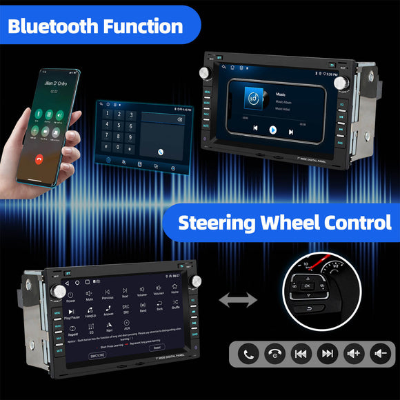 ESSGOO AR7001 | 7 Inch - For Golf 4 (Volkswagen Lingyu) Bluetooth Car Audio, Bluetooth 5.0 Wireless Carplay & Android Auto