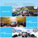 ESSGOO 550CP 5" Waterproof Motorcycle GPS with Wireless CarPlay/Android Auto & Helmet Bluetooth-4