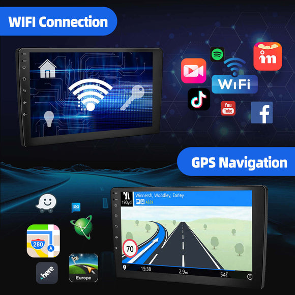 ESSGOO AR9001 | Car Head Unit Android 14.0 Autoradio Mit Bluetooth GPS Navigation MP5 And Video Stereo
