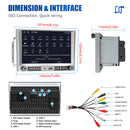 ESSGOO AR8001 | 8" Android 14 Car Radio For Porsche Cayman-2005-2012, MP5 Bluetooth FM Wireless Apple CarPlay & Android Auto-4