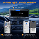 E42 8.1" Portable Wireless CarPlay & Android Auto, 4K Dual Cameras, Siri Assistant, FM, Applicable To Most Models-5