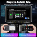 ESSGOO AR1001 | Single Din Single Knob Car Radio System Auto Stereo MP5 Player Sat Nav FM DAB Bluetooth-4