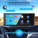 ESSGOO E40 8.1"Portable Wireless Carplay&Android Auto, Siri Assistant, FM, Applicable To Most Models-4