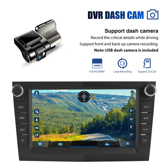 ESSGOO AZ0001 | 7 inch HD IPS Display - Applicable To Opel Car Stereo, MP5 Bluetooth 5.0 Wireless Apple CarPlay & Wireless Android Auto, FAN Cooling