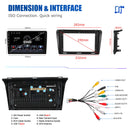 ESSGOO AR9001 | Bluetooth Car Stereo For 2004-2009 Mazda 3, Wireless Carplay & Android Auto With FM Radio Bluetooth WIFI GPS-4