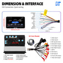 ESSGOO AR1001 MP5 | Android 14 10.1-inch IPS Touchscreen - Single DIN Rotatable Screen, Bluetooth 5.1, Wireless Apple CarPlay & Wireless Android Auto, FM RDS-4