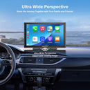 ESSGOO 991SCP 9" IPS CarPlay Screen for Cars, Wireless Apple CarPlay & Android Auto, Bluetooth 5.0, FM, 64GB TF Card Support, AUX-4