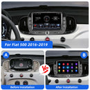 ESSGOO AR7001 MP5 | Android 14 7-inch IPS Touchscreen - For Fiat 500 2016-2019, Bluetooth 5.0, Wireless Apple CarPlay & Wireless Android Auto, FM RDS-4