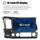 ESSGOO MP5 AR1001 | Android 15 10-inch IPS HD Touchscreen - For Honda Civic 2006-2011 Left Hand Drive, 4GB+64GB, Wireless & Wired CarPlay Android Auto, FM RDS-3